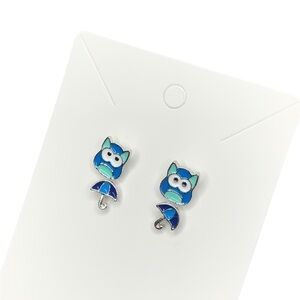 Owl earring set